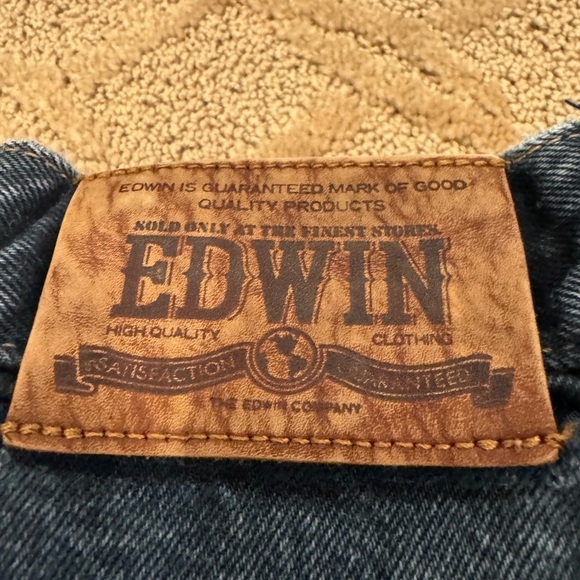 VINTAGE Edwin Denim French Classic Jeans Size 30x33 (tag) ~ Made In Japan - Picture 5 of 16